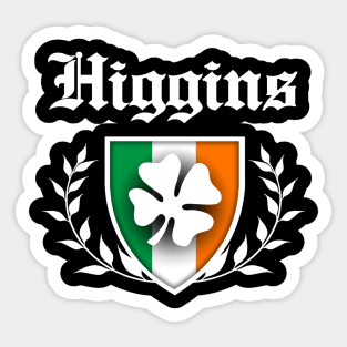 Higgins Shamrock Crest Sticker